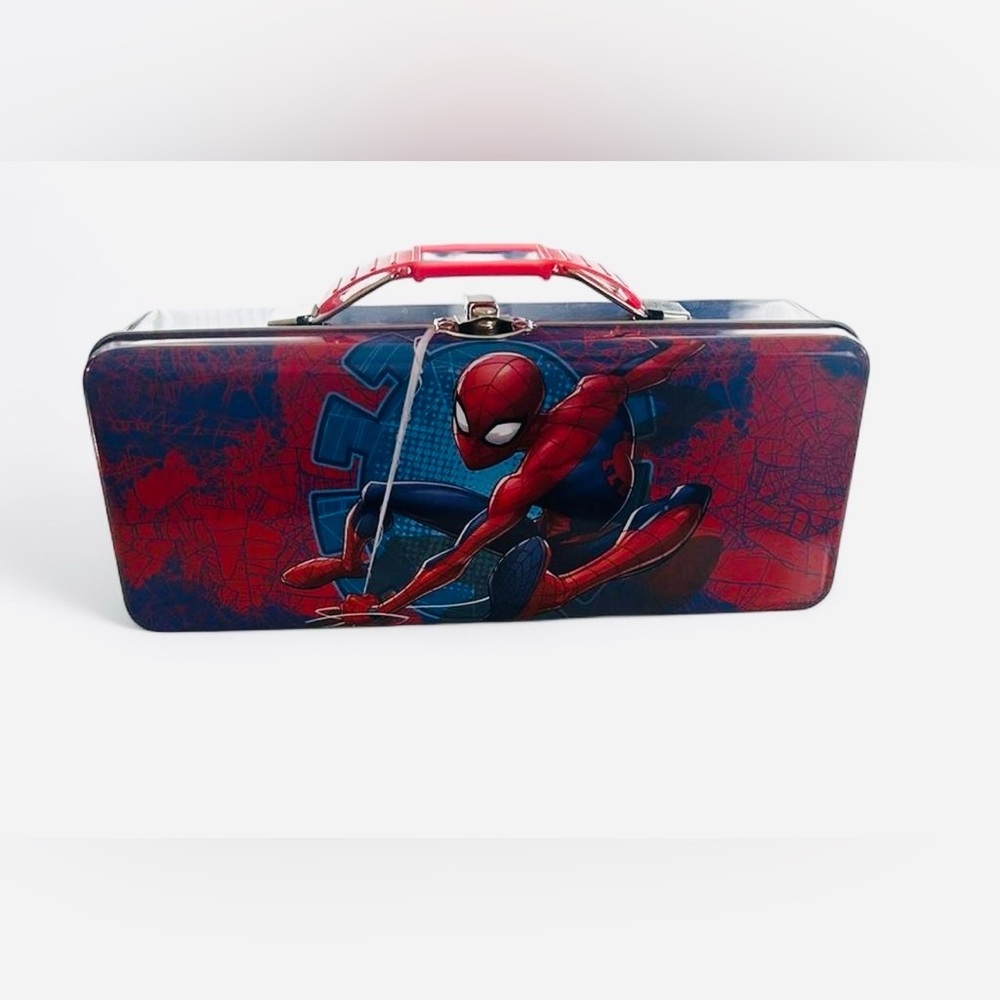 Spider-Man Themed Metal Pencil/marker supply box